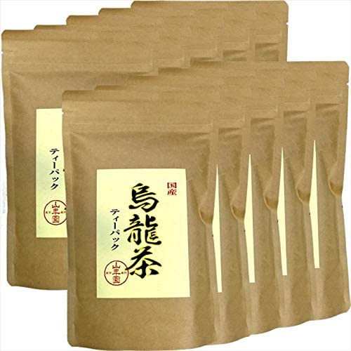 山年園 烏龍茶 ウーロン茶 ティーパック 2.5g×24パック 【国産 無添加 100%】【10袋セット】 巣鴨のお茶屋さん