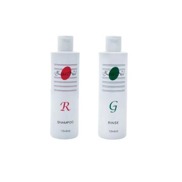 ジザニア シャンプーR+ジザニアリンスG(スーパートリートメント)セット ノンシリコン完全無添加シャンプーセット
