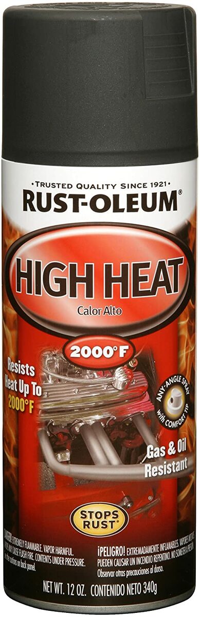 Rust-Oleum ラストオリウム 高耐熱ペイント フラットブラック MH21005