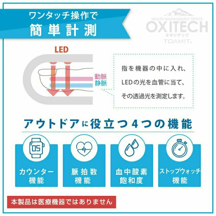 人気特価 セルフチェックで自分を守る オキシテック 血中酸素濃度計 オキシメーター 日本メーカー保証付き Competitiveedgetutoring Com