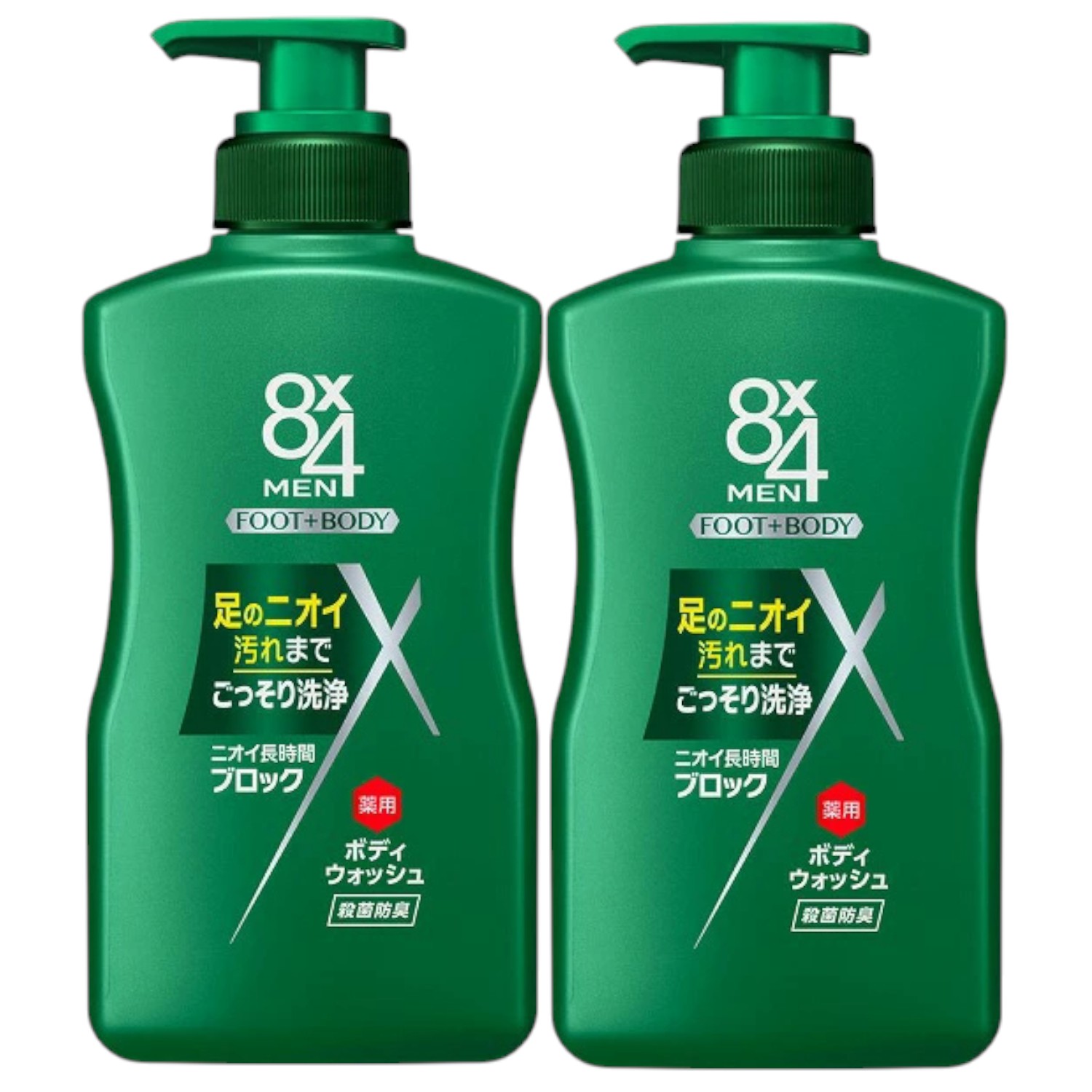 8x4メン 薬用ボディウォッシュ 本体 400ml メンズボディソープ ニオイケア
