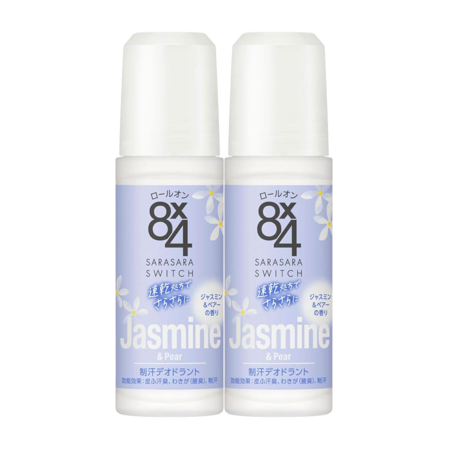 8x4 ロールオン ジャスミン&ペアー 制汗デオドラント 45ml