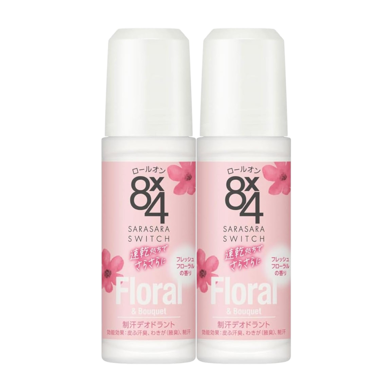 8x4 ロールオン フレッシュフローラル 制汗デオドラント 45ml