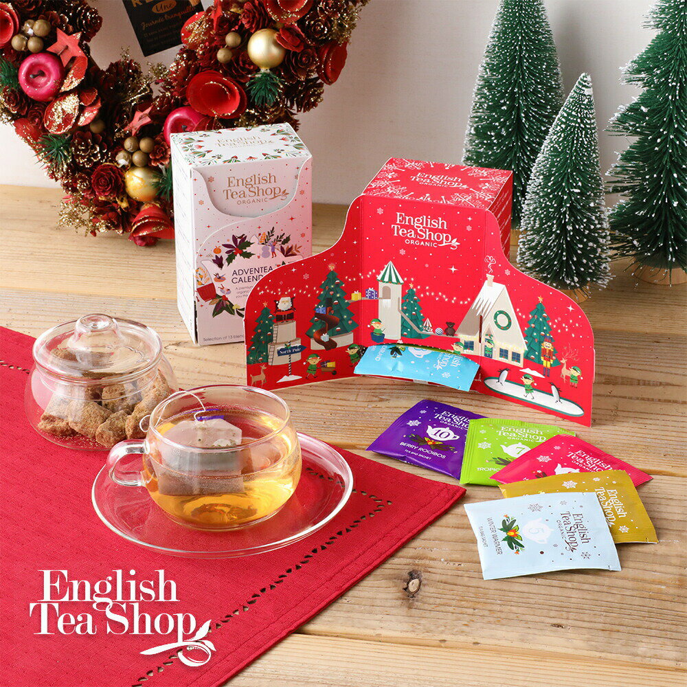 English Tea Shop（イングリッシュティーショップ ） アドベンティーカレンダー ホワイト レッド 25袋 ..