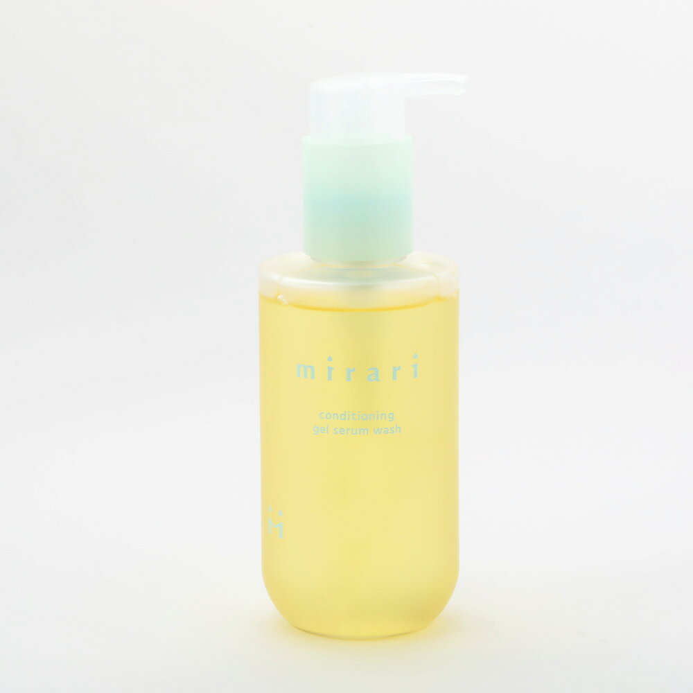 mirari（ミラリ）conditioning gel serum wash 150ml コンディショニング ジェル セラム ウオッシュ | クレンジング ジェル w洗顔不要 洗顔 毛穴 保湿 柑橘系