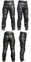 P04 本革 【牛革】カウハイドレザーパンツ【送料無料】ブーツイン メンズ【Clooney】革パンツ バイク用 春秋冬