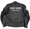 GHOST RIDER 本革 カウハイドレザージャケット【牛革】【送料無料】メンズ 革ジャン ライダース バイク用 シングル 皮ジャン【clooney】クルーニ...
