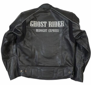 GHOST RIDER 本革 カウハイドレザージャケット【牛革】【送料無料】メンズ 革ジャン ライダース バイク用 シングル 皮ジャン【clooney】クルーニー