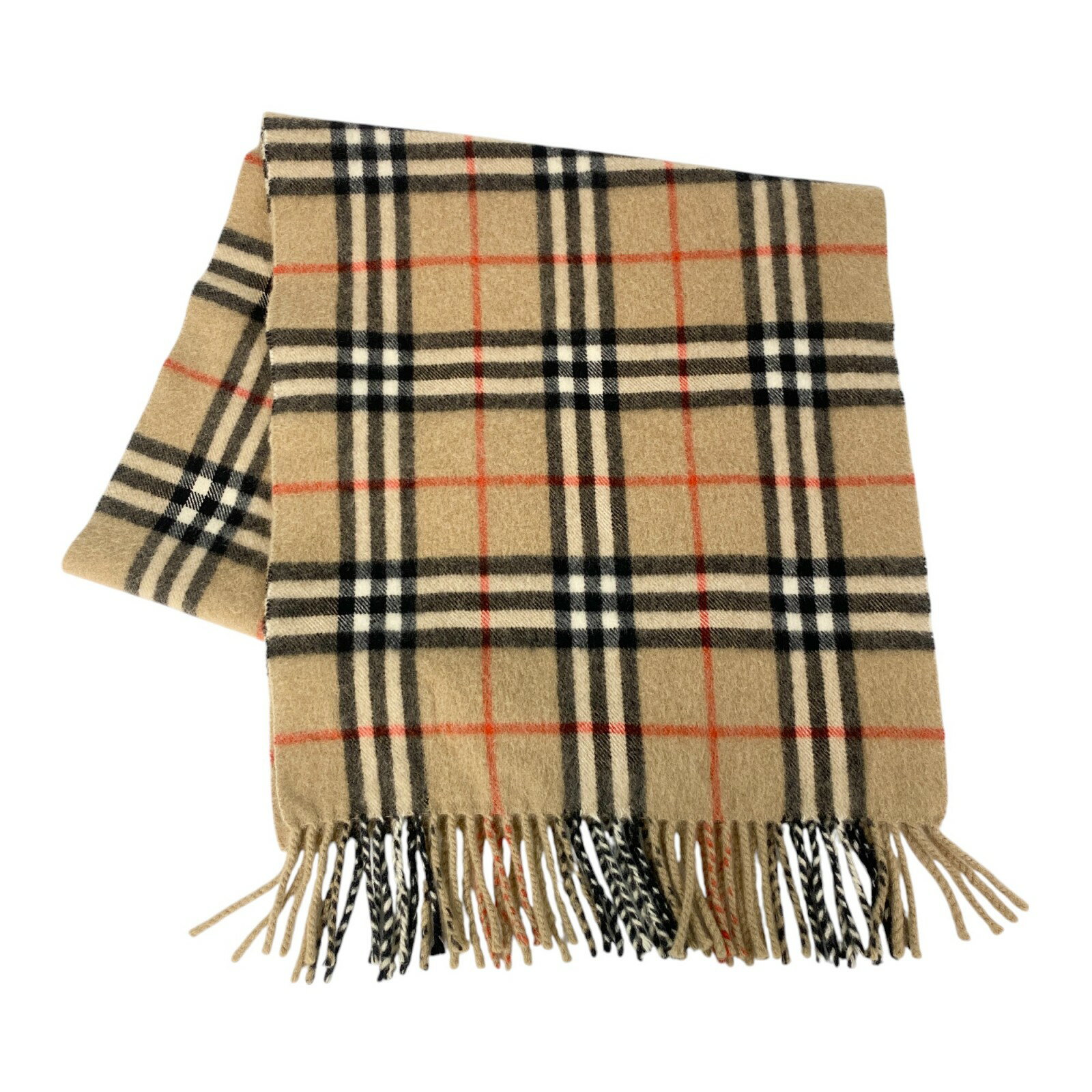 美品 バーバリー Burberry レディース カシミヤ ノヴァチェック マフラー【中古】