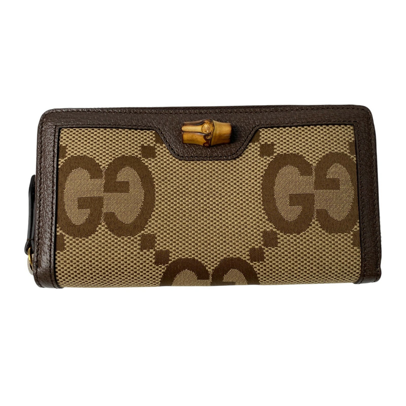 新品 グッチ GUCCI レディース ダイアナ ジャンボ GG 長財布 ジッピーウォレット【中古】