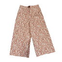 未使用 エルメス HERMES レディース 24SS クロップドパンツ 38 シェーヌダンクル Mサイズ相当【中古】