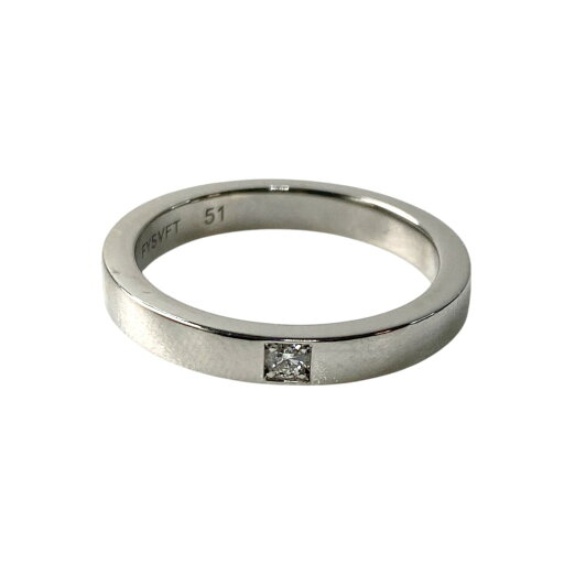 BVLGARI ブルガリ レディース #51 マリー ミー1Pダイヤリング Pt950 プラチナ #11号 BVLGARI ブルガリ レディース #51 マリー ミー1Pダイヤリング Pt950 プラチナ #11号
