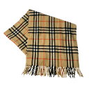 バーバリー Burberry レディース カシミヤ マフラー チェック【中古】