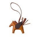 未使用 エルメス HERMES レディース ロデオ ペガサスPM バッグ チャーム W刻印 パンデピス×シエンヌ×モカ【中古】