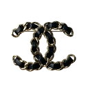 未使用 シャネル CHANEL レディース ココマーク ブローチ チェーンモチーフ A96202【中古】