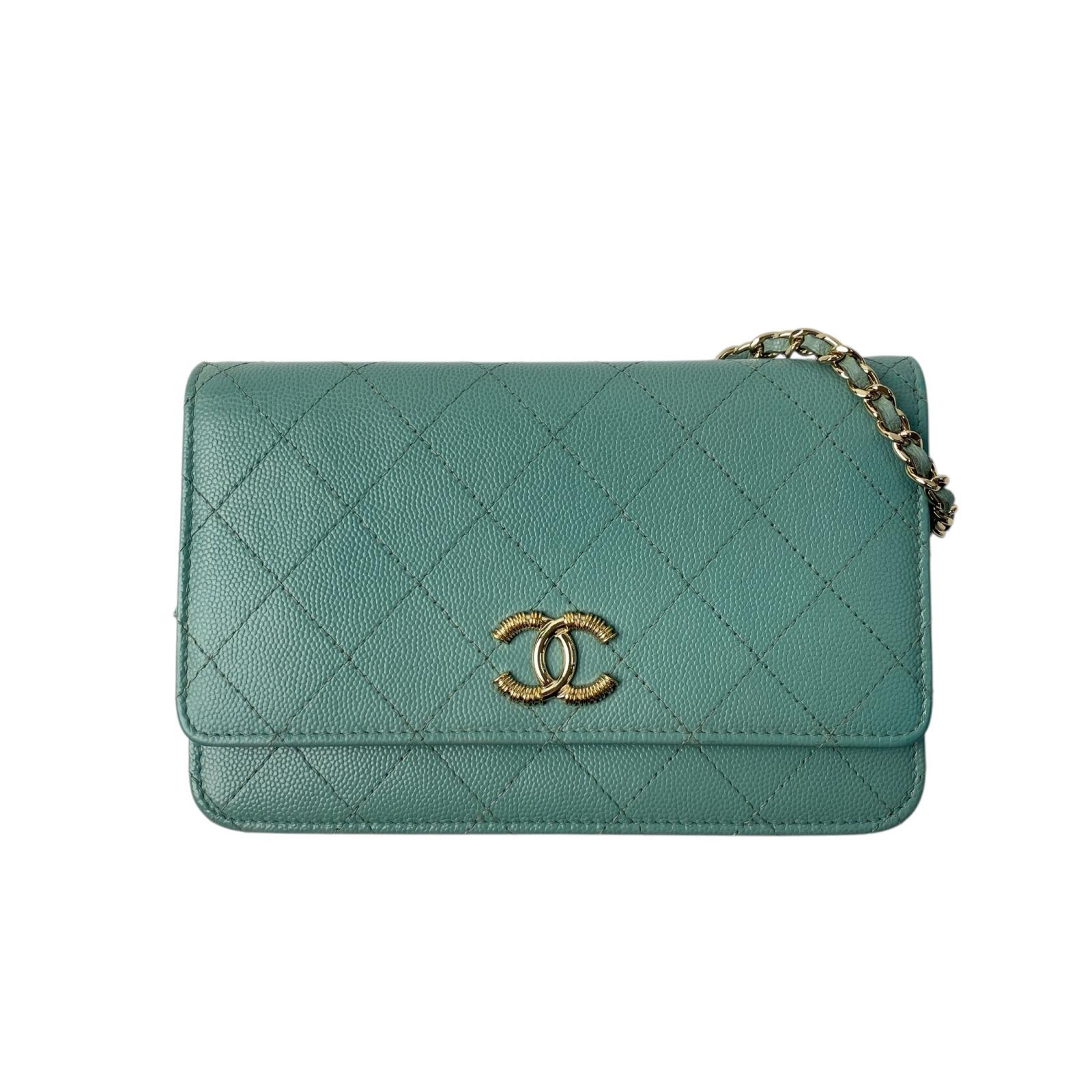 Rakuten - 美品 シャネル CHANEL レディース チェーンウォレット キャビアスキン 斜めがけ クロスボディ【中古】