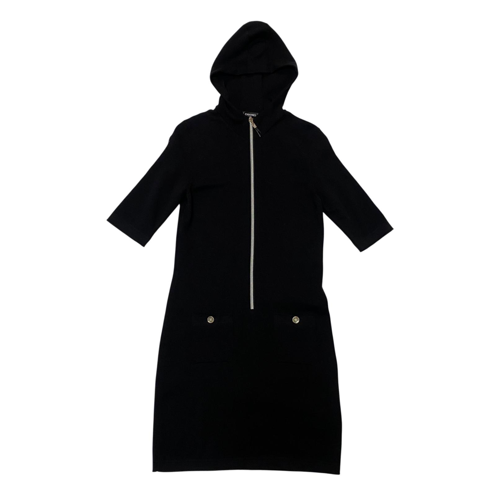 Rakuten - 美品 シャネル CHANEL ココマークボタン ワンピース カシミヤ P78647 #36 レディース【中古】