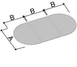 YFK-1580C(3)　組フタ 1500用組フタ（3枚）