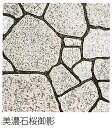 美濃石 桜御影 乱形 0.6平米