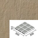 アレス ALS-100NET/12 【6シートセット】 100mm角裏ネット張り 外装床タイル