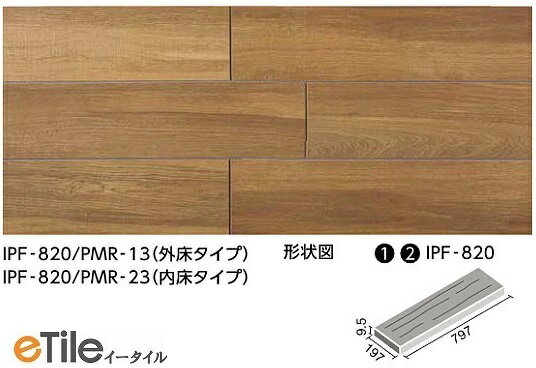 LIXIL(INAX)スタイルプラス プリメーロ800×200角平(内床タイプ)(バラ)IPF-820/PMR-23