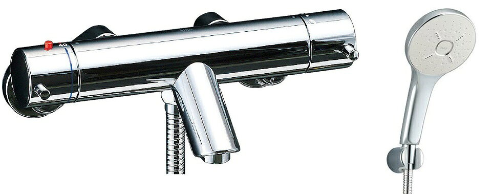 サーモスタット付シャワーバス水栓 エコアクアシャワーSPAメッキ仕様付 呼び径13mm 吐水口長さ：固定66mm 吐水タイプ：整流 &nbsp; 送料無料にて配送 *九州へは220円/北海道・沖縄県へは550円にて発送します。 &nbsp; ※送料に関する注意点 楽天のシステムでは1個購入の場合の送料は表示されますが、複数商品を購入した場合は送料が表示されません。ご注文後、当店よりメールにて送料をお知らせしますので、ご了解下さい。　