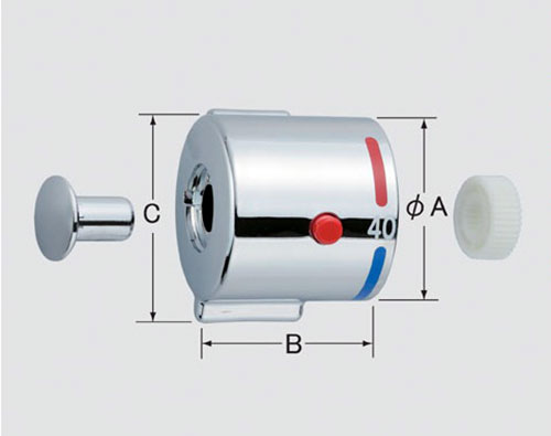 A-4681-1　水栓部品 BF-2141T用温調ハンドル部