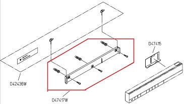 ウォシュレットリモコンTCM1319S用用ハンガ組品 TCM1856 ネコポスでお届け