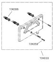 TOTO ウォシュレットリモコン TOTOリモコン TCH818R用ハンガ組品 TCM3333ネコポス（クロネコゆうパケット）でお届け