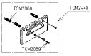 ウォシュレットリモコンTCM472-5RR用 ハンガ組品 TCM2448