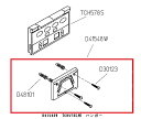 TOTO ウォシュレットリモコン ハンガ組品 TCM3324 N11 TCH578S N11,TCH605N N11用ネコポス（クロネコゆうパケット）でお届け