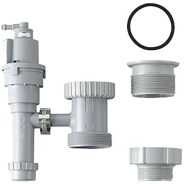 品名：小型電気温水器用　排水器具　キッチン用（1.5インチ・2インチ排水管共用、床排水用） 備考：膨張水排水ホースL=150cm ●送料に関する注意点● 楽天のシステムでは1個購入の場合の送料は表示されますが、複数商品を購入した場合は送料が表示されません。 ご注文後、当店よりメールにて送料をお知らせしますので、ご了解下さい。