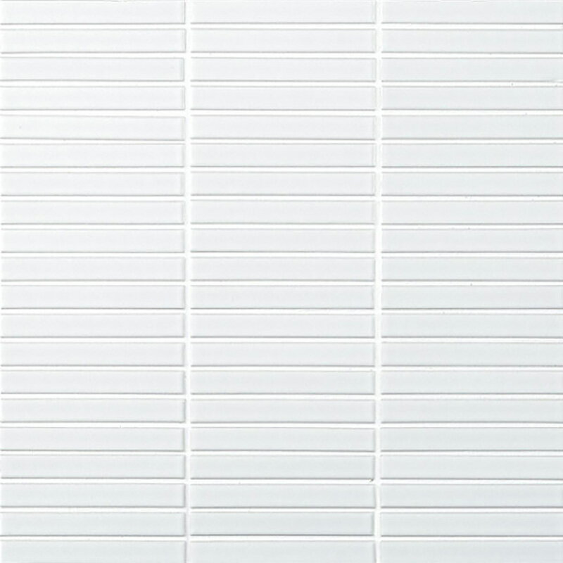 IM-1015P1/YB1H［シート］　インテリアモザイク 窯変ボーダー 100x15mm角ボーダーネット張り