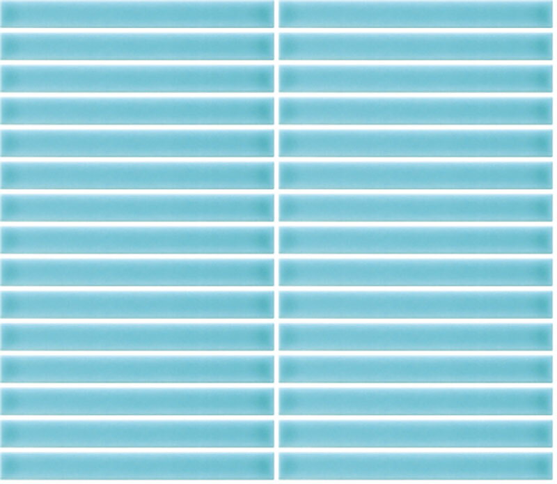 LB-814（クリアウォーター）［シート］　名古屋モザイク エリアボーダー彩 145x15ボーダー紙貼り