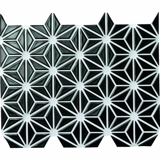 名古屋モザイク asanoha 麻の葉 45x14三角紙貼り FRO-002[シート]