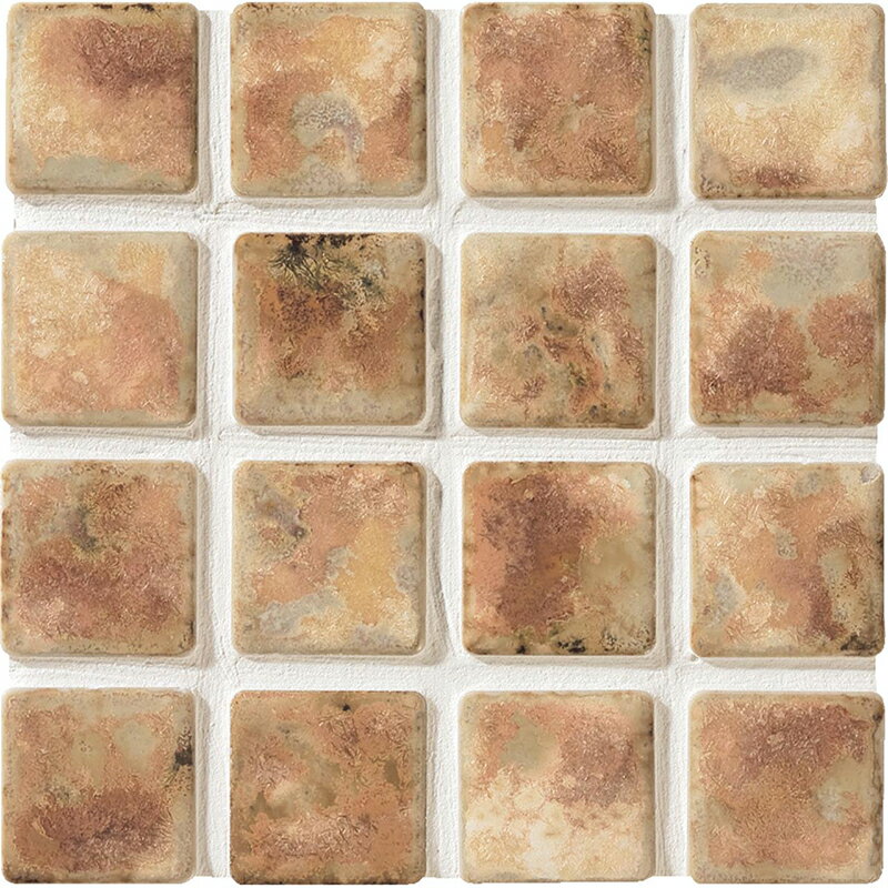 NM-202［シート］　名古屋モザイク　プリントモザイク　23角ブライト[紙貼り]　(4.0)