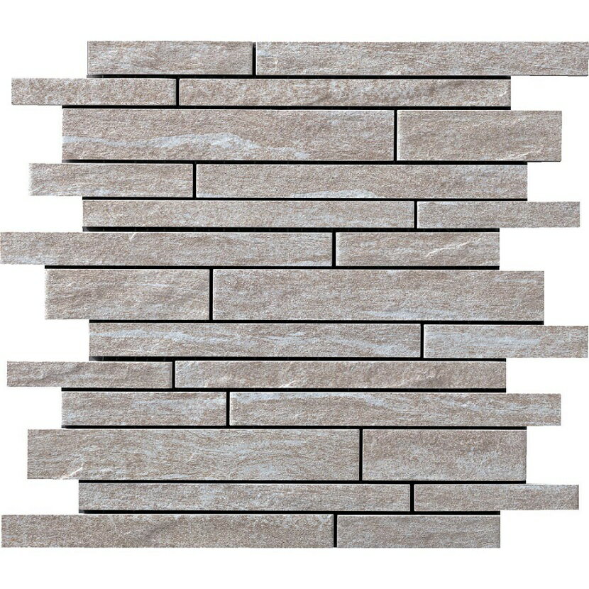 名古屋モザイク ストリークボーダー (195・97)×(30・20・16)ボーダー粗目 [裏ネット貼り]STR-B40