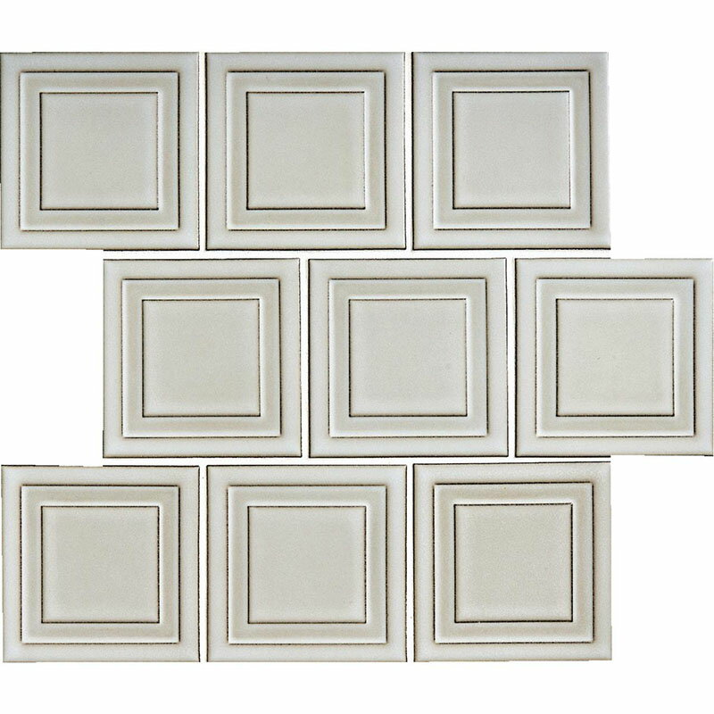 名古屋モザイク　デザイン内装壁タイル イストワル 100角特殊面状紙貼り（レンガ貼り）IST-R4[シート]