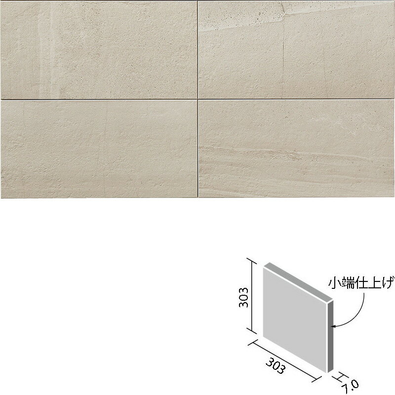 アレルピュア ウォール ストーングレース 303角片面小端仕上げ(右) ARW-3031T/STG2(R)[バラ]