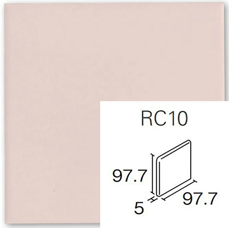 RC10-530［枚］ KYタイル ブライト＆アタック 100角両面取 内装壁タイル