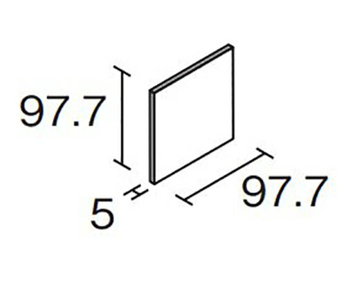 KYタイル フォンセーヴ P10-FC37【10枚セット】 100角平 内装壁タイル 2