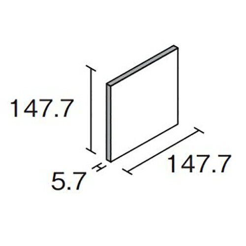 KYタイル フォンセーヴ 150角平 P15-FC71［枚］