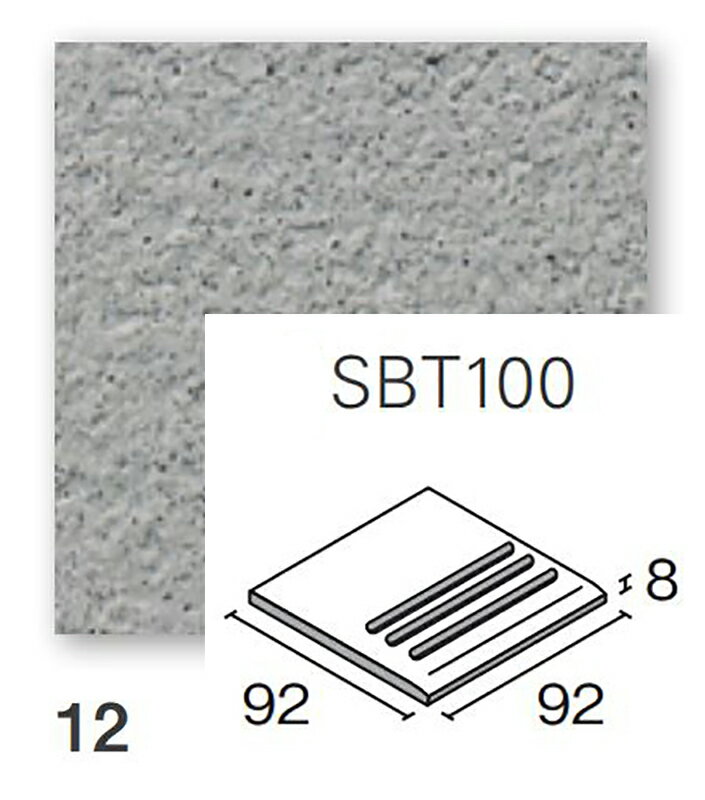 SBT100-12［枚］　セルボ　100角等辺階段