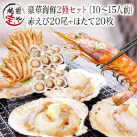 海鮮 バーベキューセット 2種40品 送料無料 福袋 赤エビ 20尾＆ ホタテ 20枚【冷凍】海鮮セット 海鮮鍋 セット 海鮮グルメ 海鮮おせち 海鮮丼 おせち 海鮮バーベキューセット 海鮮BBQセット ランキング1位獲得!