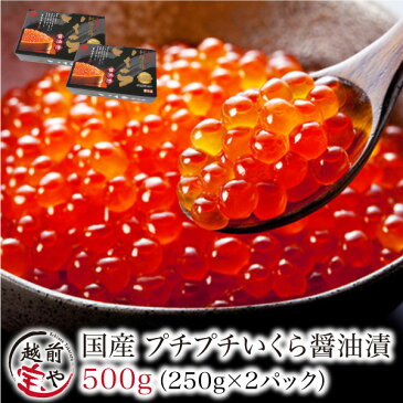 ブランド いくら 醤油漬け 送料無料 500g 北海道産 笹谷商店【冷凍】ギフト/贈答/内祝/お祝い/御礼/誕生日/プレゼント