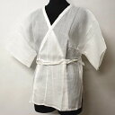 婦人麻肌襦袢 M/L 本麻手もみ楊柳ウォッシャブル 着物下着 着付け小物