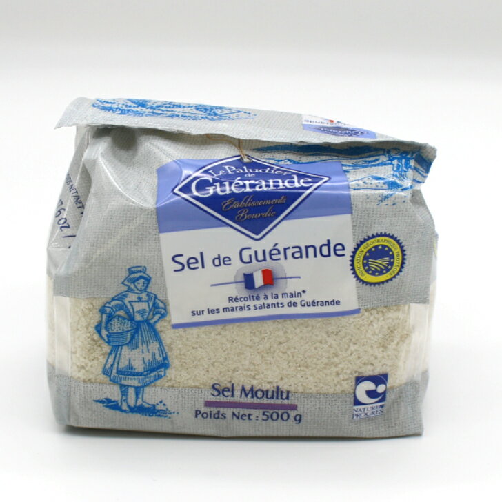 ゲランドの塩　セルマラン500g袋