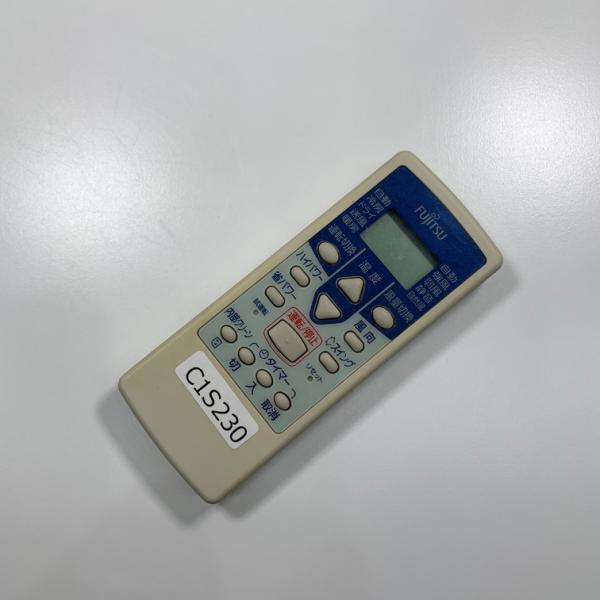 C1S230 エアコン リモコン / Fujitsu 富士通 AR-RCB1J 動作確認済み 即発送 冷房 暖房