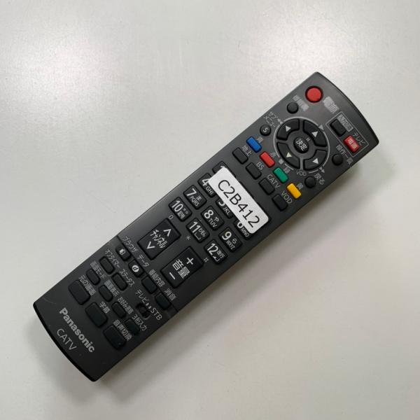 C2B412 TV リモコン / パナソニック Panasonic N2QAYB000317 動作確認済み 即発送 ...