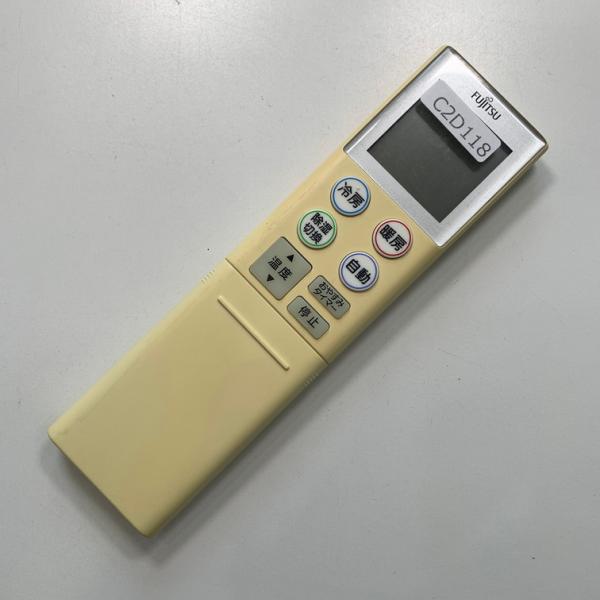 C2D118 エアコン リモコン / Fujitsu 富士通 AR-RKA2J 冷房 暖房 動作確認済み 即発送